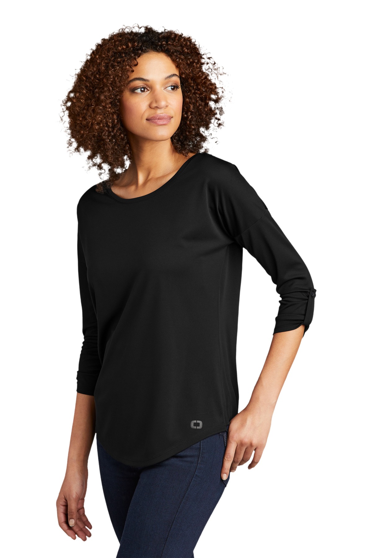 OGIO Ladies Gravitate Scoop 3/4-Sleeve . LOG141 | Blank Apparel by ZOME